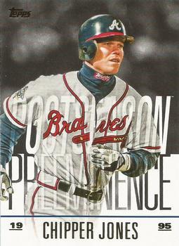 #PO-9 Chipper Jones - Atlanta Braves - 2018 Topps Update - Postseason Preeminence Baseball