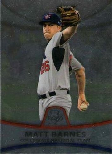 #PP30 Matt Barnes - USA - 2010 Bowman Platinum - Prospects Baseball