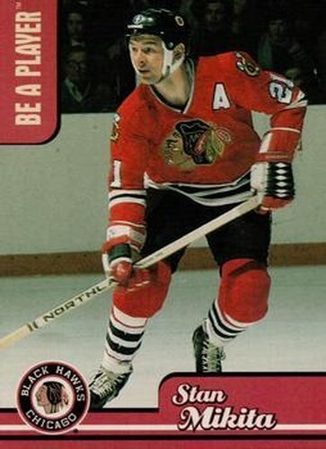 #R-5 Stan Mikita - Chicago Blackhawks - 1999-00 Be a Player Memorabilia - Retail Hockey