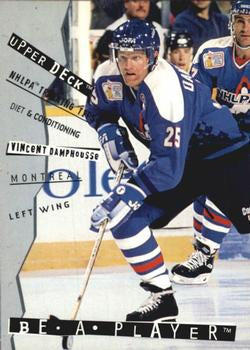 #R102 Vincent Damphousse - Montreal Canadiens - 1994-95 Upper Deck Be a Player Hockey