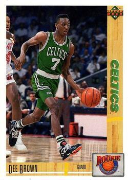 #R12b Dee Brown - Boston Celtics - 1991-92 Upper Deck - Rookie Standouts Basketball