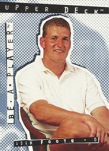 #R42 Adam Foote - Quebec Nordiques - 1994-95 Upper Deck Be a Player Hockey