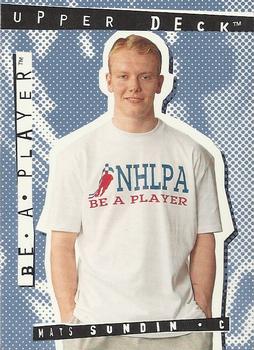 #R76 Mats Sundin - Toronto Maple Leafs - 1994-95 Upper Deck Be a Player Hockey
