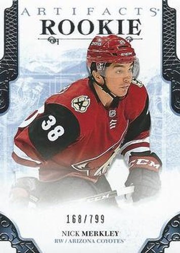 #182 Nick Merkley - Arizona Coyotes - 2017-18 Upper Deck Artifacts Hockey