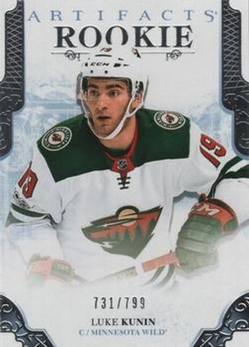#195 Luke Kunin - Minnesota Wild - 2017-18 Upper Deck Artifacts Hockey