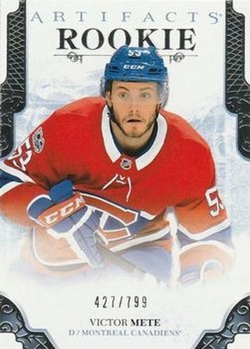 #196 Victor Mete - Montreal Canadiens - 2017-18 Upper Deck Artifacts Hockey