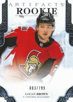 #201 Logan Brown - Ottawa Senators - 2017-18 Upper Deck Artifacts Hockey