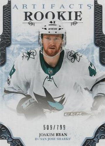 #204 Joakim Ryan - San Jose Sharks - 2017-18 Upper Deck Artifacts Hockey