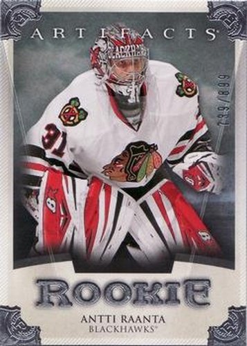 #206 Antti Raanta - Chicago Blackhawks - 2013-14 Upper Deck Artifacts Hockey