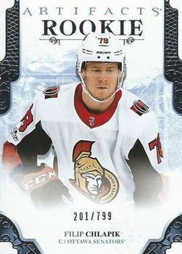 #214 Filip Chlapik - Ottawa Senators - 2017-18 Upper Deck Artifacts Hockey