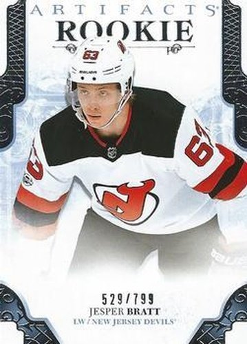 #217 Jesper Bratt - New Jersey Devils - 2017-18 Upper Deck Artifacts Hockey