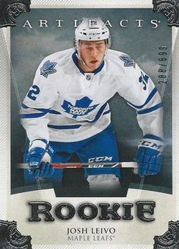 #231 Josh Leivo - Toronto Maple Leafs - 2013-14 Upper Deck Artifacts Hockey