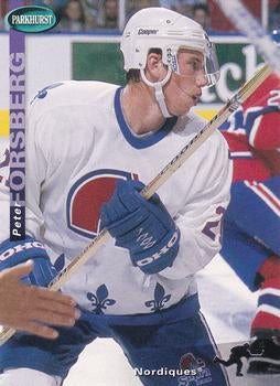 #SE149 Peter Forsberg - Quebec Nordiques - 1994-95 Parkhurst SE Hockey