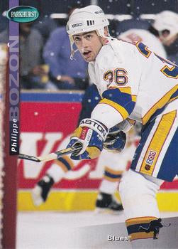 #SE153 Philippe Bozon - St. Louis Blues - 1994-95 Parkhurst SE Hockey