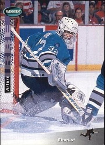 #SE162 Arturs Irbe - San Jose Sharks - 1994-95 Parkhurst SE Hockey