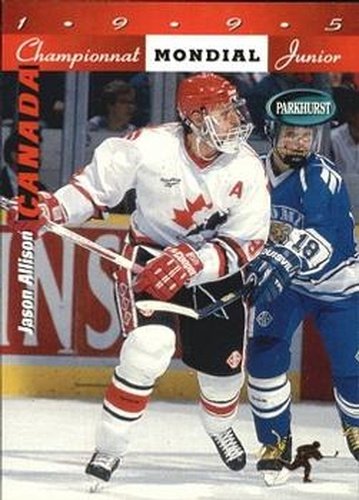 #SE208 Jason Allison - Canada - 1994-95 Parkhurst SE Hockey