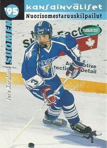 #SE216 Jere Karalahti - Finland - 1994-95 Parkhurst SE Hockey