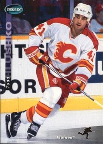 #SE25 Todd Hlushko - Calgary Flames - 1994-95 Parkhurst SE Hockey