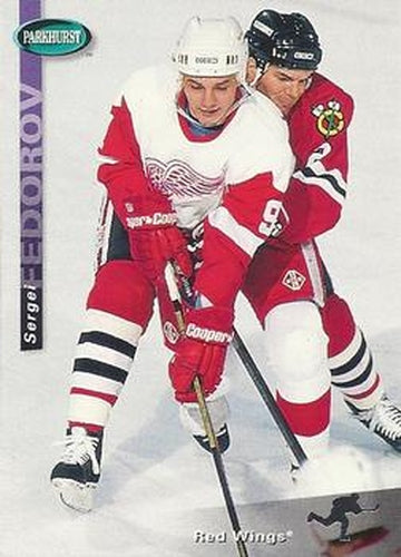 #SE50 Sergei Fedorov - Detroit Red Wings - 1994-95 Parkhurst SE Hockey
