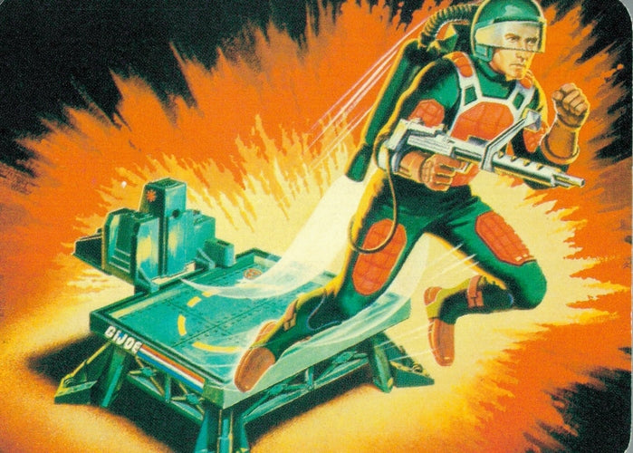 #32 Jet Pack JUMP - 1986 G.I. Joe Action Cards