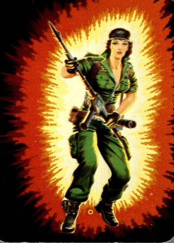 #29 Lady Jaye - 1986 G.I. Joe Action Cards