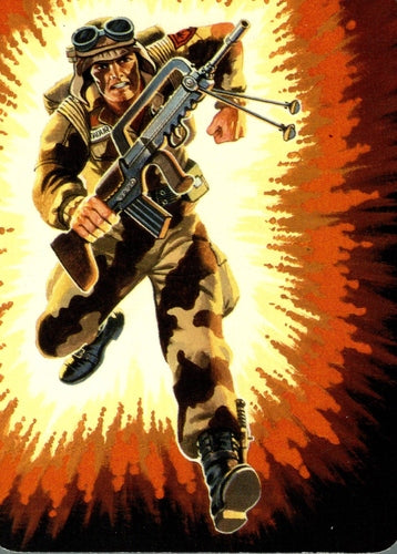 #26 Dusty - 1986 G.I. Joe Action Cards