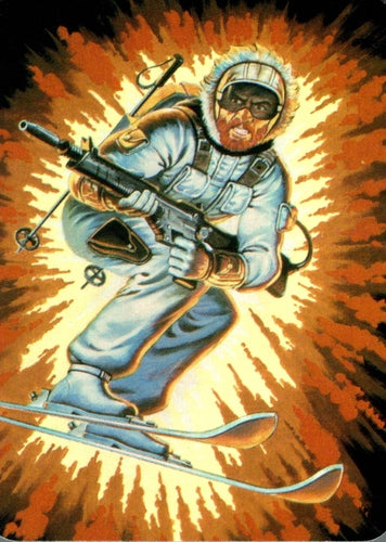 #9 Snow Job - 1986 G.I. Joe Action Cards