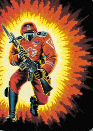 #107 Crimson Guard - 1986 G.I. Joe Action Cards