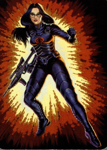 #100 Baroness - 1986 G.I. Joe Action Cards