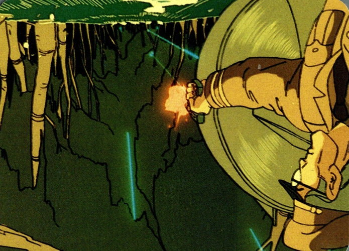 #70 Swamp Battle - 1986 G.I. Joe Action Cards