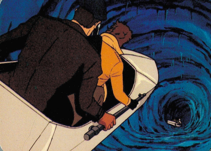 #190 A Glacier Ride - 1986 G.I. Joe Action Cards