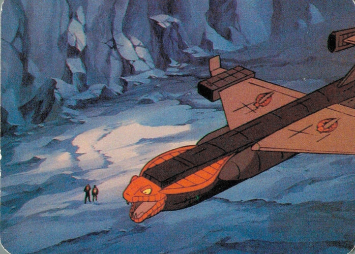 #188 Glacier Landing - 1986 G.I. Joe Action Cards