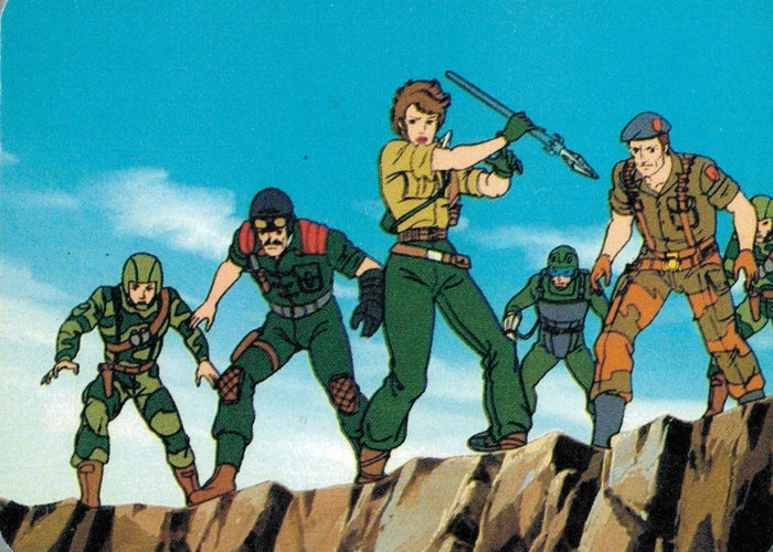 #174 Lady Jaye Helps - 1986 G.I. Joe Action Cards