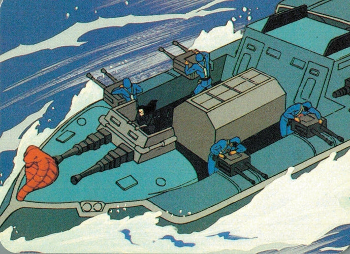 #166 Round She Goes - 1986 G.I. Joe Action Cards