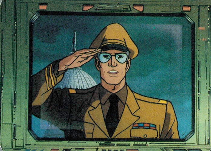#133 Sharp Salute - 1986 G.I. Joe Action Cards