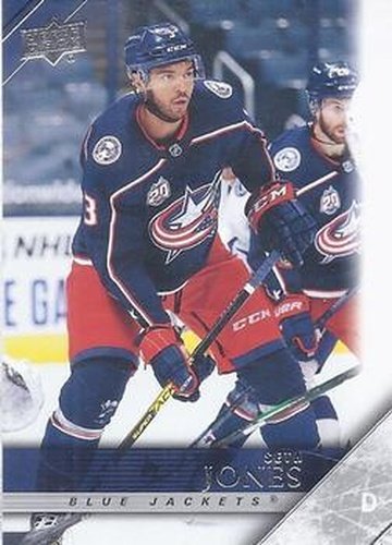 #T-21 Seth Jones - Columbus Blue Jackets - 2020-21 Upper Deck - 2005-06 Tribute Hockey