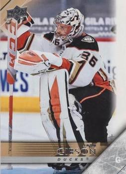 #T-2 John Gibson - Anaheim Ducks - 2020-21 Upper Deck - 2005-06 Tribute Hockey