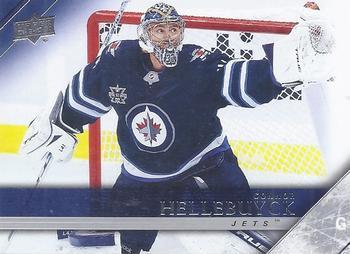 #T-75 Connor Hellebuyck - Winnipeg Jets - 2020-21 Upper Deck - 2005-06 Tribute Hockey