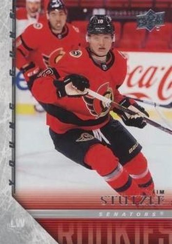 #T-81 Tim Stutzle - Ottawa Senators - 2020-21 Upper Deck - 2005-06 Tribute Hockey