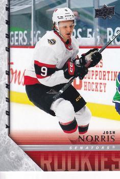 #T-92 Josh Norris - Ottawa Senators - 2020-21 Upper Deck - 2005-06 Tribute Hockey