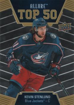 #T50-1 Kevin Stenlund - Columbus Blue Jackets - 2019-20 Upper Deck Allure Hockey - Top 50