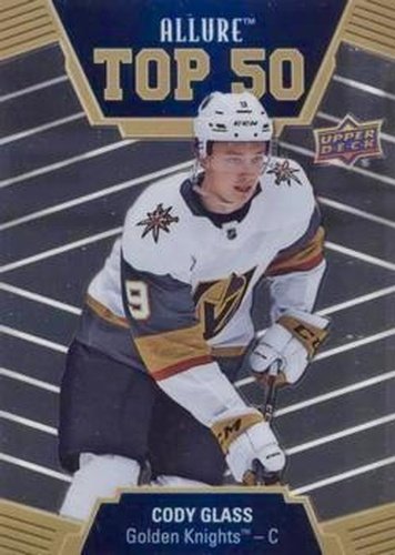 #T50-25 Cody Glass - Vegas Golden Knights - 2019-20 Upper Deck Allure Hockey - Top 50