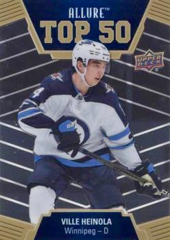 #T50-48 Ville Heinola - Winnipeg Jets - 2019-20 Upper Deck Allure Hockey - Top 50