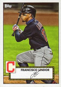 #T52-10 Francisco Lindor - Cleveland Indians - 2021 Topps - 1952 Topps Redux Baseball