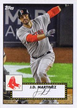 #T52-12 J.D. Martinez - Boston Red Sox - 2021 Topps - 1952 Topps Redux Baseball