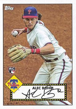 #T52-14 Alec Bohm - Philadelphia Phillies - 2021 Topps - 1952 Topps Redux Baseball