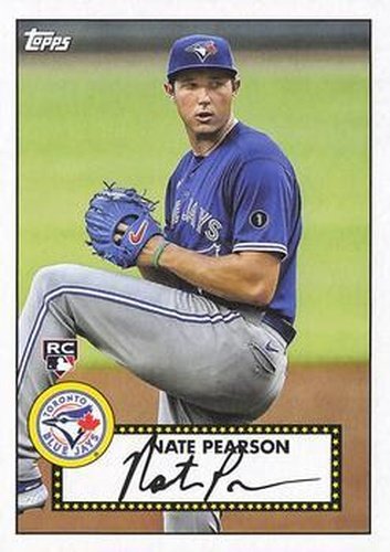#T52-18 Nate Pearson - Toronto Blue Jays - 2021 Topps - 1952 Topps Redux Baseball