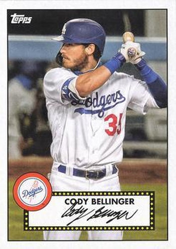 #T52-22 Cody Bellinger - Los Angeles Dodgers - 2021 Topps - 1952 Topps Redux Baseball