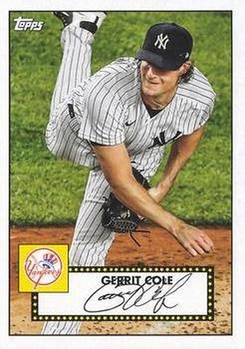 #T52-25 Gerrit Cole - New York Yankees - 2021 Topps - 1952 Topps Redux Baseball