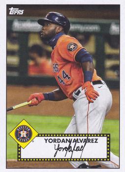 #T52-3 Yordan Alvarez - Houston Astros - 2021 Topps - 1952 Topps Redux Baseball